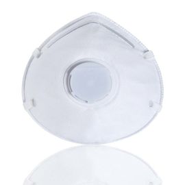 चीन Hypoallergenic FFP1V धूल मास्क केवल एकल उपयोग फैशनेबल सफेद रंग फैक्टरी