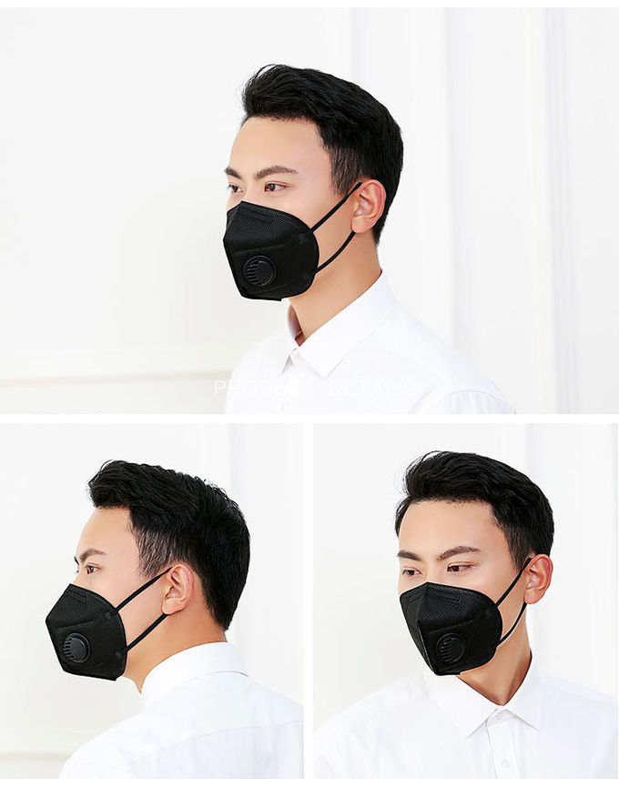 उच्च निस्पंदन N95 धूल मास्क / गैर बुना कपड़ा चेहरा मास्क विरोधी धूल